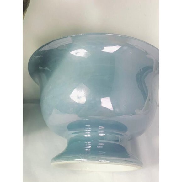 Morimura Nippon Japan Blue Luster Footed Bowl 5" - Picture 3 of 7